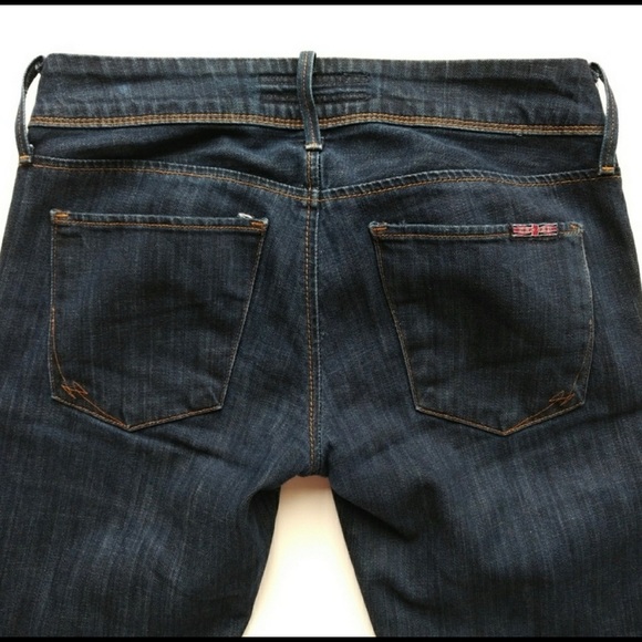 Hudson Skinny Dark Wash Jeans 25 - Picture 7 of 8